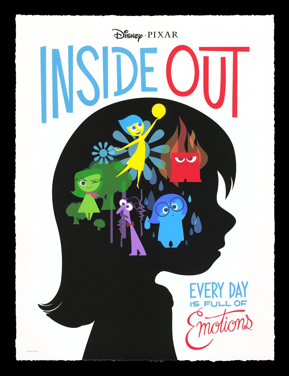 Inside Out Movie Poster Disney 2015