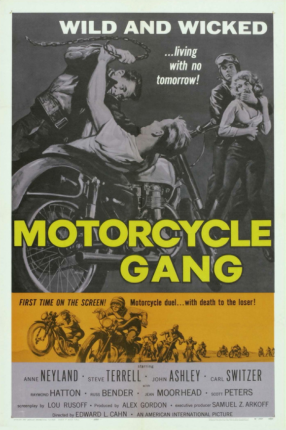 motorcycle gang movie poster 1957 1020427104